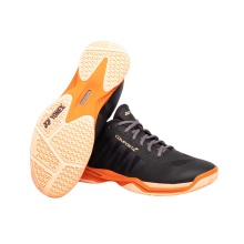 Yonex Badmintonschuhe Power Cushion Comfort Z3 (Dämpfung) 2025 dunkelgrau/orange Herren